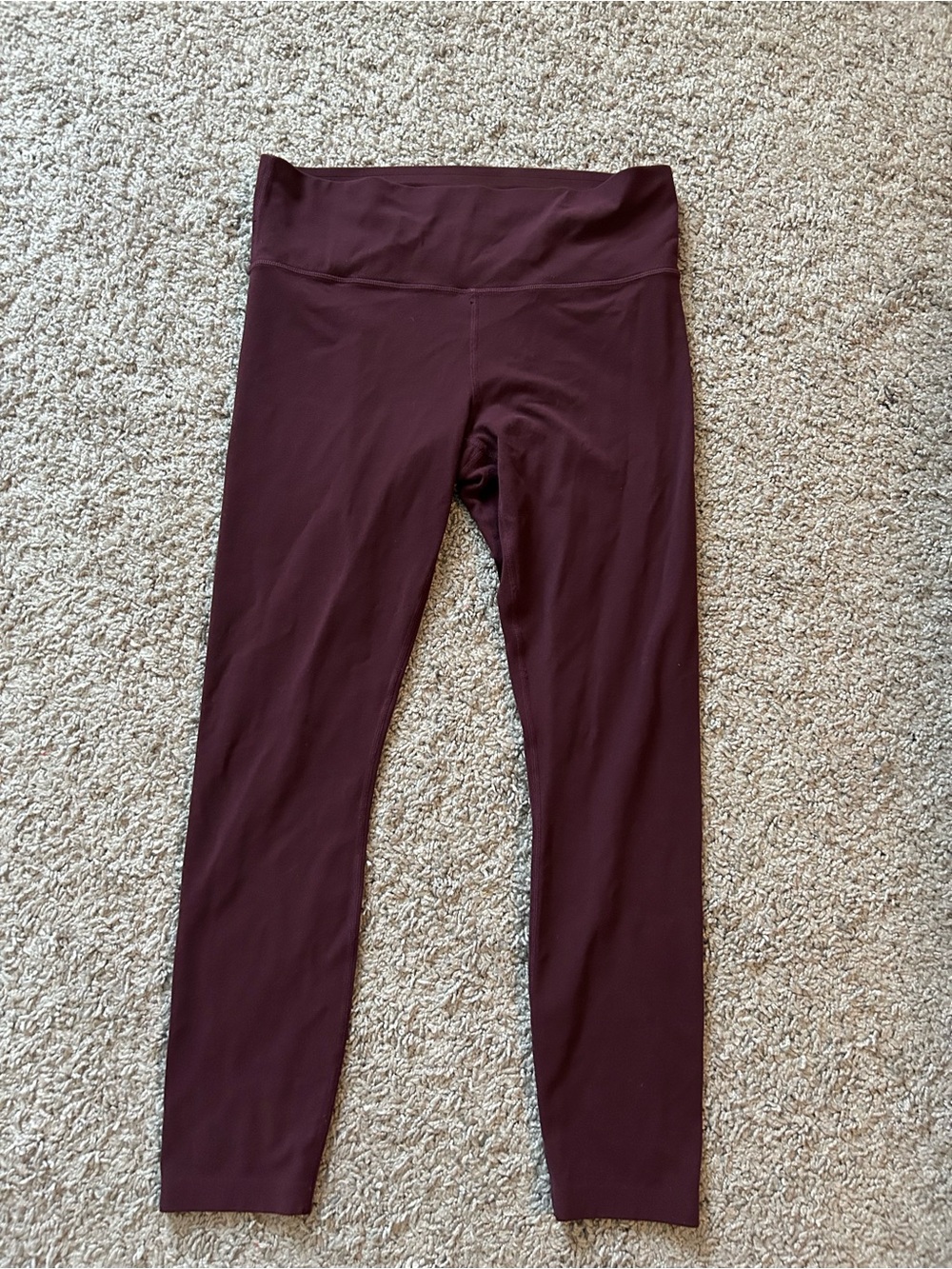 Athleta Elation Uplifted 7/8 Tight - Burgundy